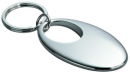 Oval Key Chain in Silver