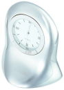 Silver Quartz Clock