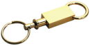 Detachable Key Chain in Gold