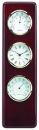 Wooden Weather Station - Clock, Thermometer, Hygrometer