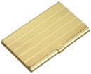 Business Card Case in Gold