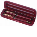 Roller Pen and Ball Pen Set with Wooden Box