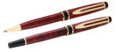 Wine Marble  Roller Pen and Ball Pen Set with Gift Box