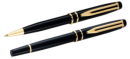 Black Roller Pen and Ball Pen Set with Gift Box