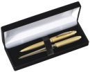 Gold Tone Ball Pen and Letter Opener Set with Gift Box