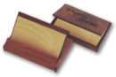 Business Card Case in Rosewood Laser Engraved 25 piece minimum order