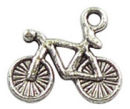 Bicycle Charm Antique Silver Pewter