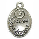 Follow Your Dreams Charm in Antique Silver Pewter Affirmation Charms