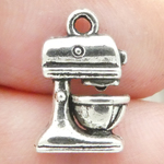 Mixer Charm Antique Silver Pewter
