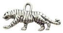 Tiger Charm in Antique Silver Pewter