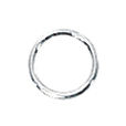 Split Rings in Sterling Silver 5mm Diameter Sold in Package of 1 Piece