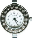 Round Watch Face with Oxidized Button Edge