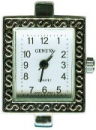 Square Watch Face with Scroll Design Edge