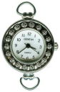Round Watch Face with Loops, Beaded Outline