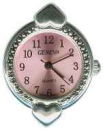 Beaded Heart Tip Pink Watch Face
