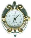 Two Tone Elongated Round Watch Face