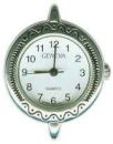 Round Watch Face with Wave and Zig Zag Design