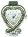 Large Heart Shaped Watch Face with Beaded Edge