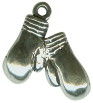 Boxing GLOVE 3D Sterling Silver Charm Pendant