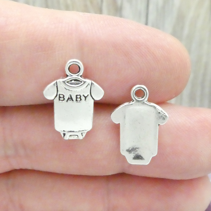 Baby Charms Wholesale in Silver Pewter Baby Charm