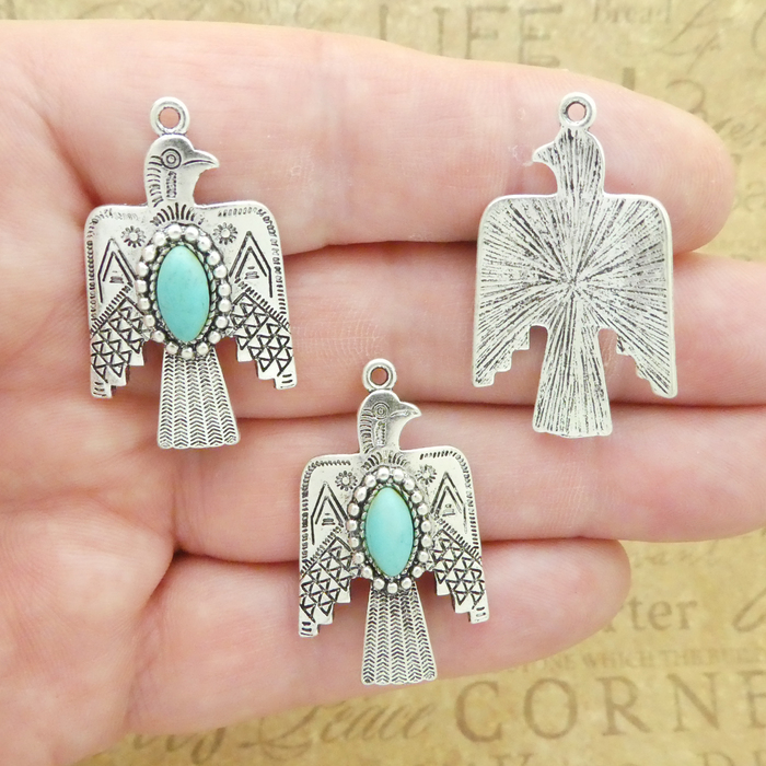 Thunderbird Pendant, Western Jewelry, Earring Charms, Jewelry Making, Cowgirl Jewelry, Silver Thunderbird, Navajo Jewelry, Aztec Charm