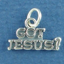 Got Jesus Charm Sterling Silver Pendant