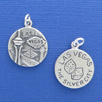Las Vegas Charm Sterling Silver