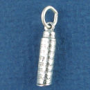 Tour: Tower Of Pisa 3D Sterling Silver Charm Pendant