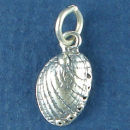 Seashell Sterling Silver Charm Pendant Perfect for a Charm Bracelet
