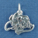 Sports Charm Captain Co Sterling Silver use on a Charm Bracelet