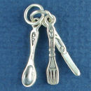 Kitchen Charm and Cooking Charm Sterling Silver Image