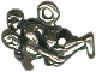 Wrestling Charms Sterling Silver Image