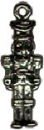 Christmas: Nutcracker 3D Sterling Silver Charm Pendant