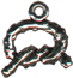 Pretzel 3D Sterling Silver Charm Pendant