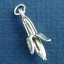 Banana Sterling Silver Charm 3D Pendant