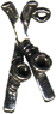 Skis and Skiing Boots 3D Sterling Silver Charm for Bracelet or Necklace Pendant