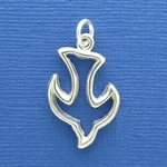 Descending Holy Spirit Charm Sterling Silver