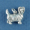 Dog Charm Sterling Silver Image