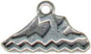 Swimming Silhouette Sterling Silver Charm Pendant