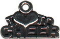 I Love to Cheer Charm Sterling Silver