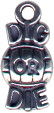 Volleyball, Dig or Die Sterling Silver Charm Pendant