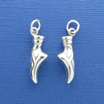 Pointe Position Ballet Shoe Charm Sterling Silver