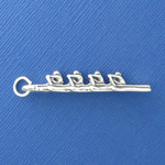 Sterling Silver Rowing Charm for Sculling Team