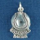 Baseball Charm Sterling Silver Image