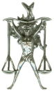 Astrology Zodiac Sign Charm Libra 3D Sterling Silver Charm Pendant