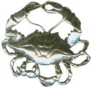 Astrology Zodiac Sign Charm Cancer 3D Sterling Silver Charm Pendant