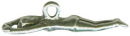 Swimmer; Female Small 3D Sterling Silver Charm Pendant