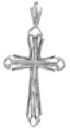 Cross Sterling Silver Charm Pendant