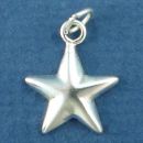 Star Sterling Silver Charm Pendant