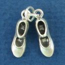Tap Shoe Charm Sterling Silver